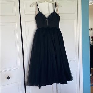 Black Midi Free People Dress